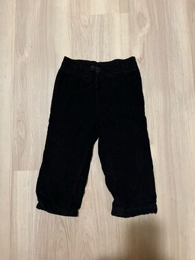 Joe Fresh Black Corduroy Kids Jogger Pants